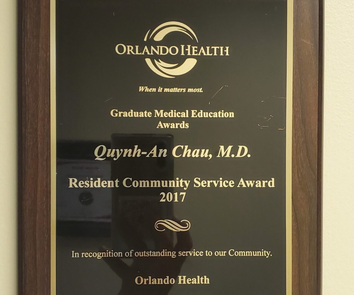 Orlando Health Graduate Quynh-An Chau
